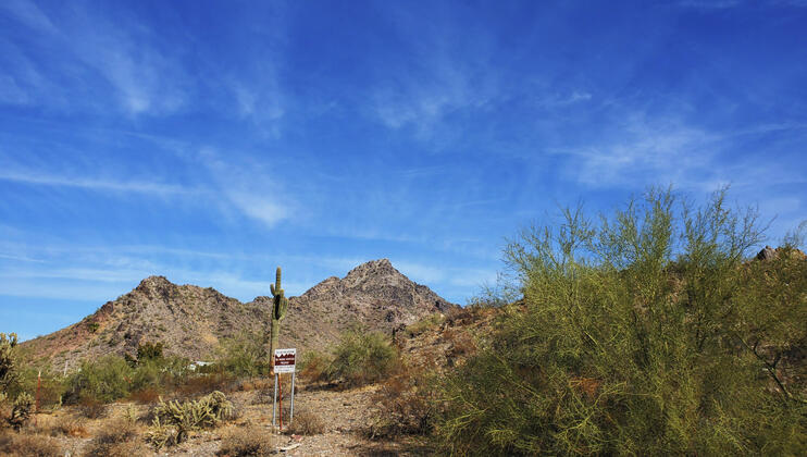 Desert mountain scenery