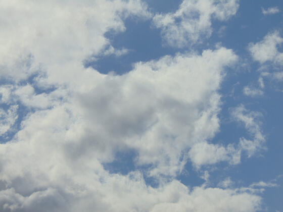 blue sky and clouds